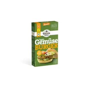Bauck Mühle zöldséges burger gluténmentes 160g