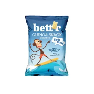 Bett'r Tengeri sós quinoa snack bio 50g