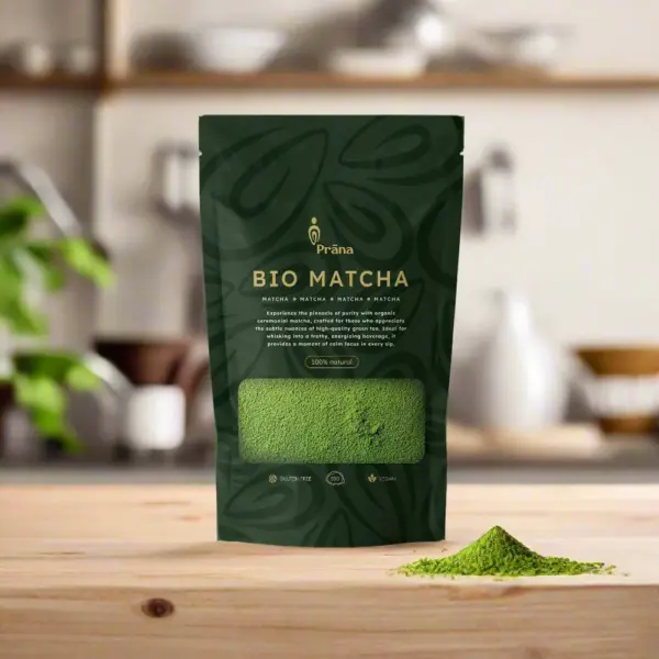 Prana bio matcha elölről Prana bio matcha elölről