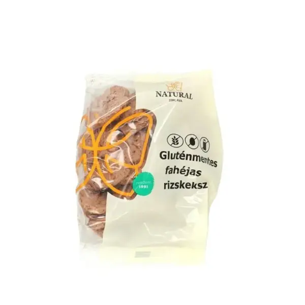 Natural gluténmentes fahéjas rizskeksz 150g