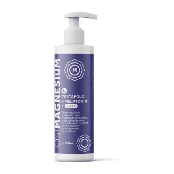 Ősi Magnézium testápoló + Melatonin + OptiMSM 200ml Ősi Magnézium testápoló + Melatonin + OptiMSM 200ml